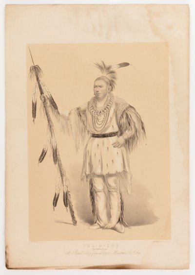 ジョック・オ・ソット、歩くクマ 作： George Catlin