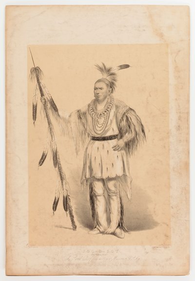 ジョック・オ・ソット、歩くクマ 作： George Catlin