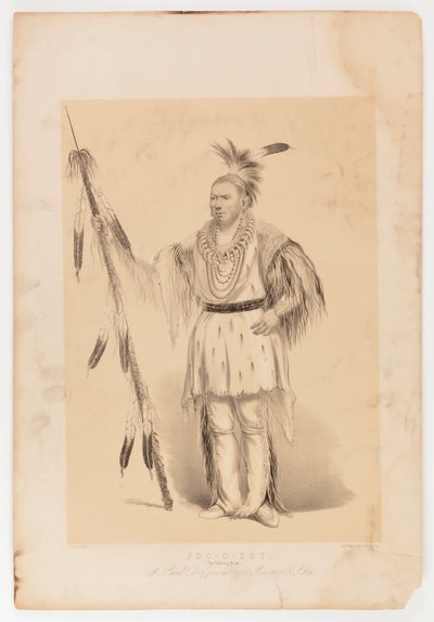 ジョック・オ・ソット、歩くクマ 作： George Catlin