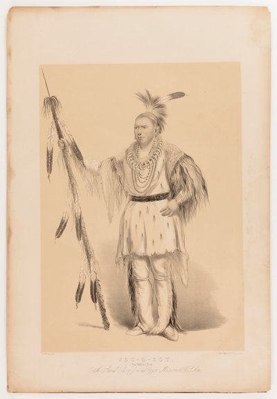 ジョック・オ・ソット、歩くクマ 作： George Catlin