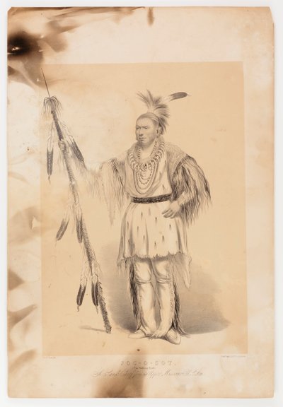 ジョック・オ・ソット、歩くクマ 作： George Catlin