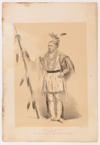ジョック・オ・ソット、歩くクマ 作： George Catlin