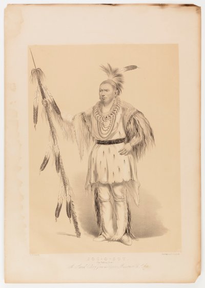 ジョック・オ・ソット、歩くクマ 作： George Catlin