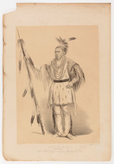 ジョック・オ・ソット、歩くクマ 作： George Catlin