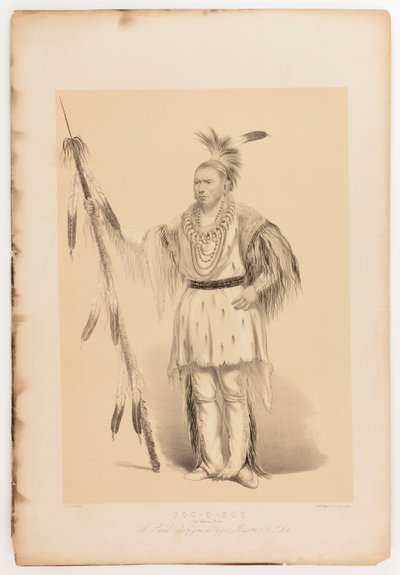 ジョック・オ・ソット、歩くクマ 作： George Catlin