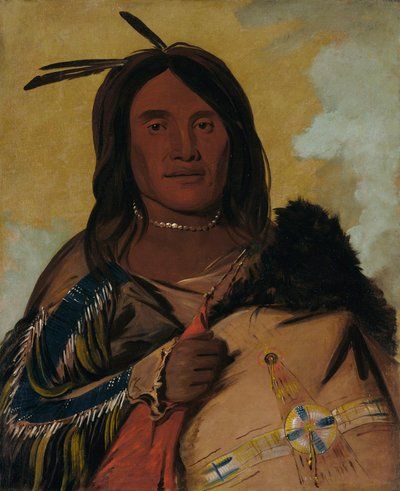 カ・ペス・カ・ダ、シェルマン、オグララの勇者 作： George Catlin