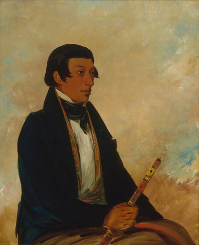 キー・モン・ソー、リトル・チーフ、酋長 作： George Catlin