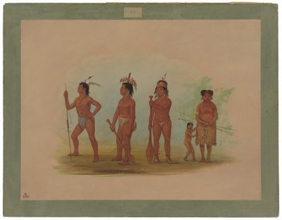 クラットソップ インディアンズ 作： George Catlin