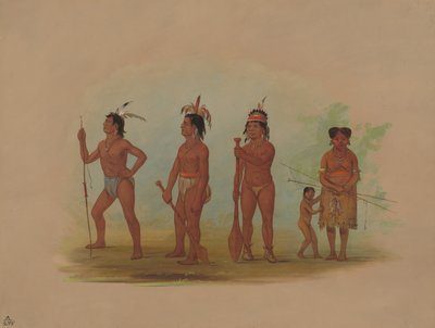 クラットソップ インディアン、18551869。 作： George Catlin