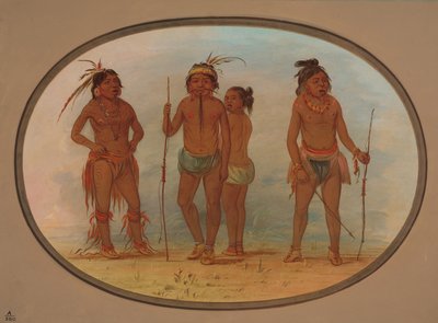 ボトクド族のメンバー、18541869。 作： George Catlin