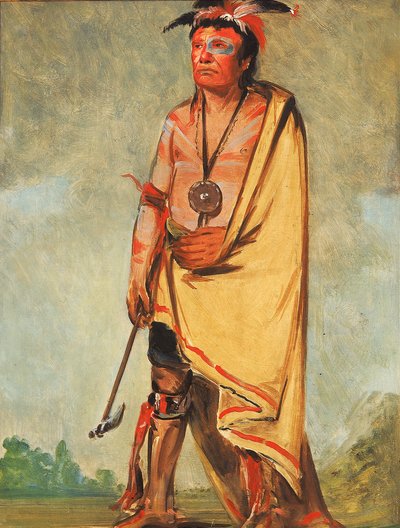 ノアクチョオシェカウ、藪を破る者 作： George Catlin