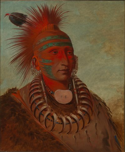 ノーホ・ムンヤ、注意を払わない人 作： George Catlin