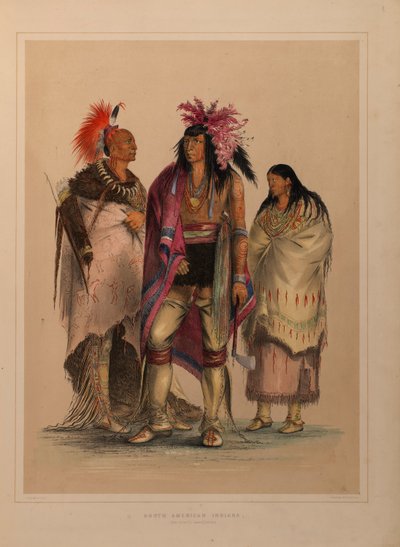 北米インディアン・ポートフォリオ 作： George Catlin