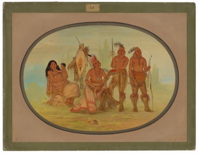 オーセージ インディアンズ 作： George Catlin