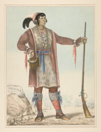 オセオラ (インディアンの酋長) 作： George Catlin