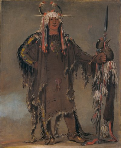 ペー・トー・ペー・キッス、鷲の肋骨、ピエガンの酋長 作： George Catlin