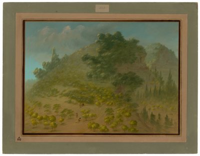 シャクナゲ山 作： George Catlin
