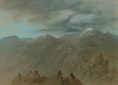 サーモンリバー山脈、18551869。 作： George Catlin