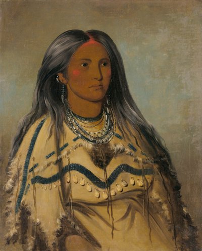 シャ・コ・カ・カ、ミント、プリティ・ガール 作： George Catlin