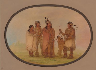 Shawano インディアン、18611869。 作： George Catlin