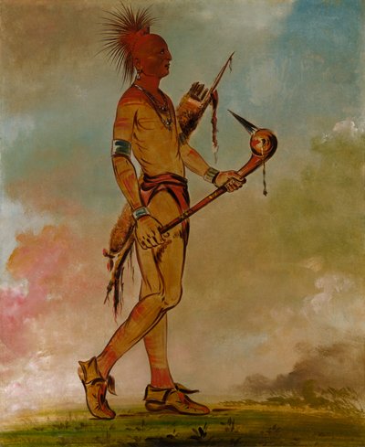 シン・ガ・ワサ、ハンサム・バード 作： George Catlin