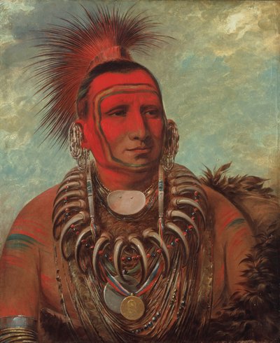 湘太郎、小狼、有名な戦士 作： George Catlin