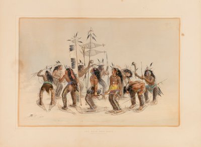 スノーシュー・ダンス--第14回 作： George Catlin