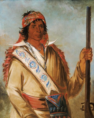 スティー・チャ・コ・メ・コ、大王（ベン・ペリーマンと呼ばれる）、酋長 作： George Catlin
