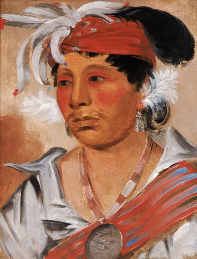 著名な戦士、ストリング 作： George Catlin