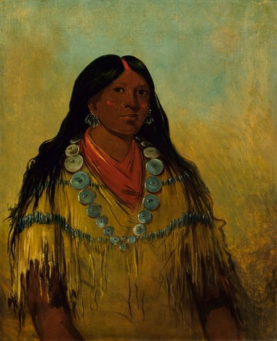 チョウ・イー・プト・オ・カウ、女性 作： George Catlin