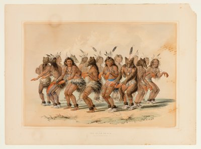 ベア・ダンス--第18番 作： George Catlin