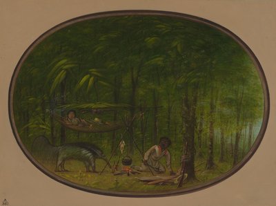 グレートアリイーター、18541869。 作： George Catlin