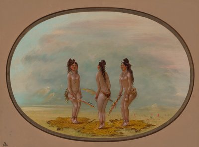 ハンサムダンス - グーアギブ、18541869。 作： George Catlin