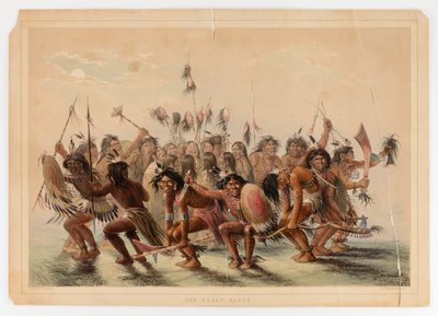 頭皮のダンス 作： George Catlin
