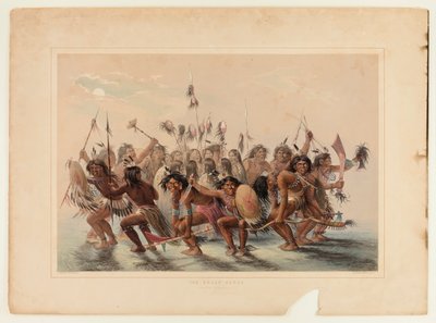 頭皮のダンス 作： George Catlin