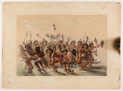 頭皮のダンス 作： George Catlin