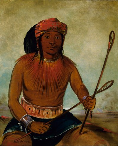 トゥルロック・チーシュコ、石のジュースを飲む 作： George Catlin