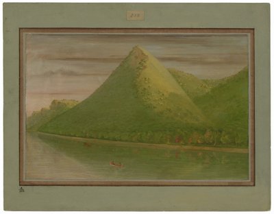 「パイクのテント」の眺め 作： George Catlin