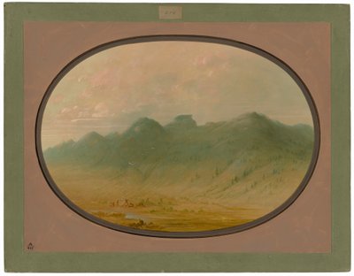 ブラジル、クリスタル マウンテンの眺め 作： George Catlin