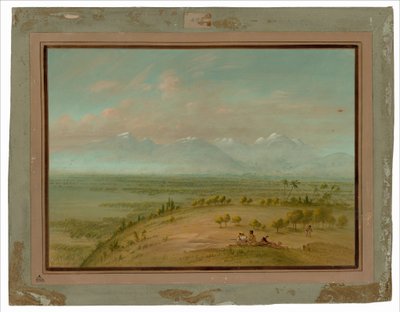 パンパ デル サクラメントの眺め 作： George Catlin