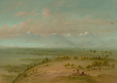 パンパ デル サクラメントの眺め、18541869。 作： George Catlin