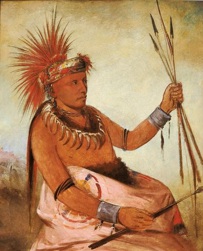 ウォスコムムン、忙しい男、勇敢な男 作： George Catlin