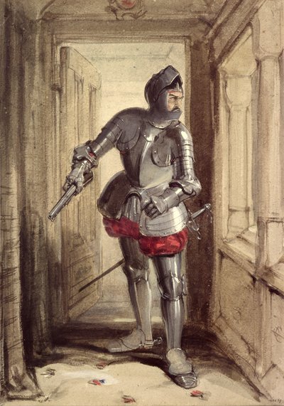 リージェントマレーを撮影しようとしているボスウェルハウのハミルトン 作： George Cattermole