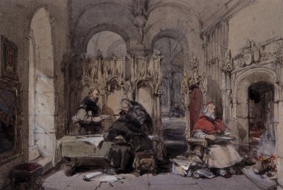 修道士図書館 作： George Cattermole