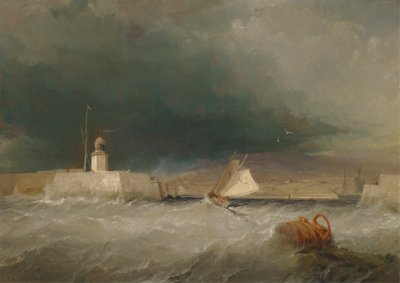 嵐の日の港 作： George Chambers