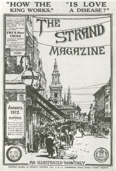 ストランド誌の表紙、1912 作： George Charles Haite