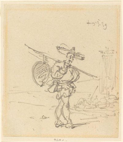 中国の農民 作： George Chinnery