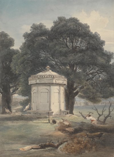 インドの庭 作： George Chinnery
