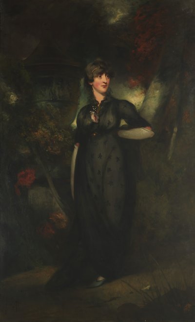 ウェリー夫人は1798年にマン島で亡くなりました。 作： George Chinnery