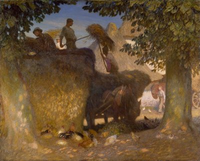 リックの建設、1907 作： George Clausen